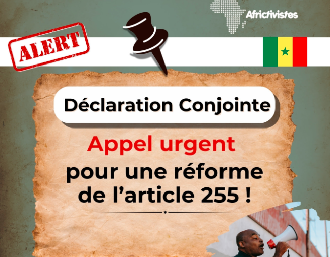Sénégal: la société civile exige une réforme urgente de l’article 255 du Code pénal