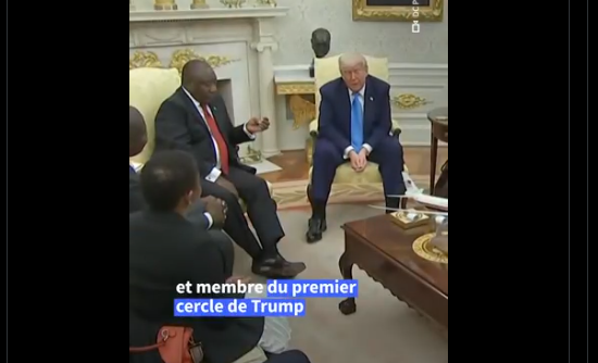 Trump sort la VAR contre Ramaphosa : Accusation de génocide en pleine Maison Blanche (Vidéo)