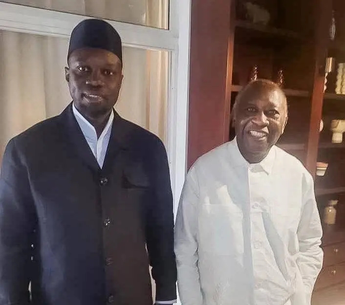 Côte d’Ivoire : Ousmane Sonko rencontre Laurent Gbagbo …