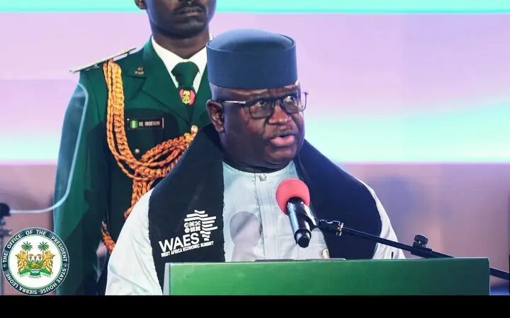 CEDEAO : Julius Maada Bio succède à Bola Tinubu à la présidence
