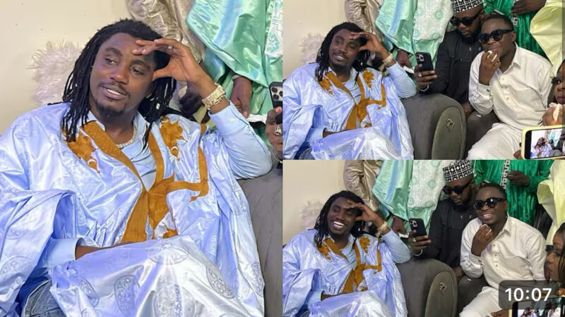 Wally Seck parmi les invités prestigieux au mariage de Sidy Diop : une présence remarquée