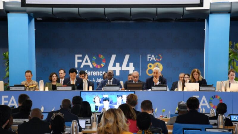 Sénégal : Dr Mabouba Diagne préside la 44e session de la Conférence de la FAO, un message fort pour une mobilisation mondiale contre la faim