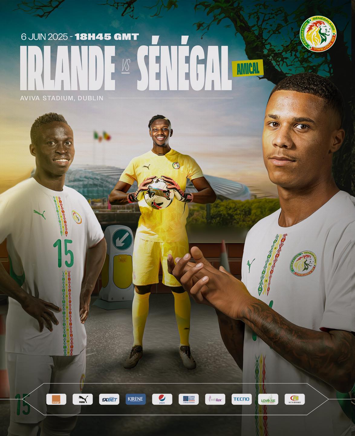 Sénégal – Irlande : les Lions veulent s’imposer en terre européenne ce vendredi