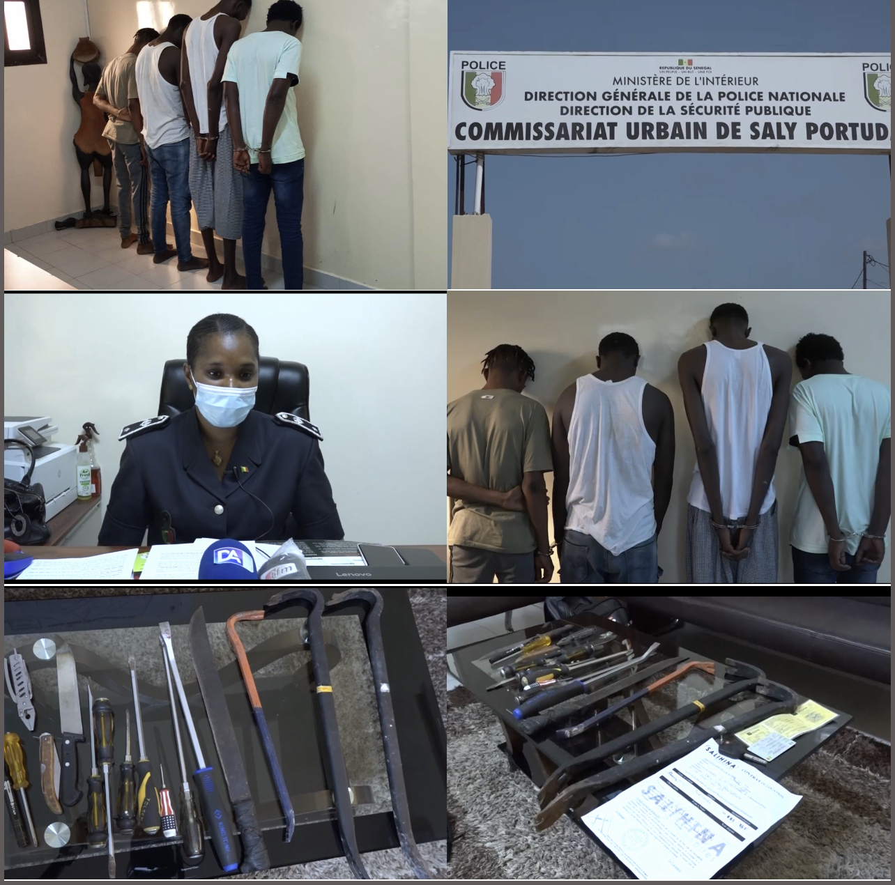 Commissaire Mbaye : Cinq arrestations suite au cambriolage d’un ressortissant français à Saly.