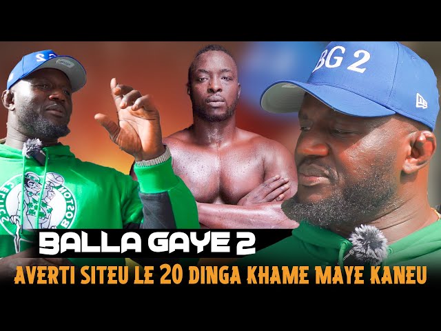 Balla Gaye 2 de retour au Sénégal : ses ambitions face à Siteu