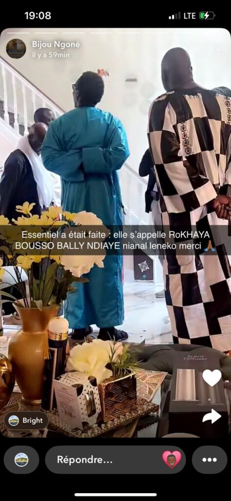 Bijou Ngoné choisit la discrétion pour le baptême de sa fille Rokhaya