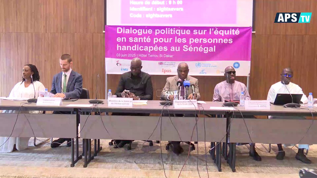 Dialogue au Sénégal pour l’équité en santé des personnes handicapées