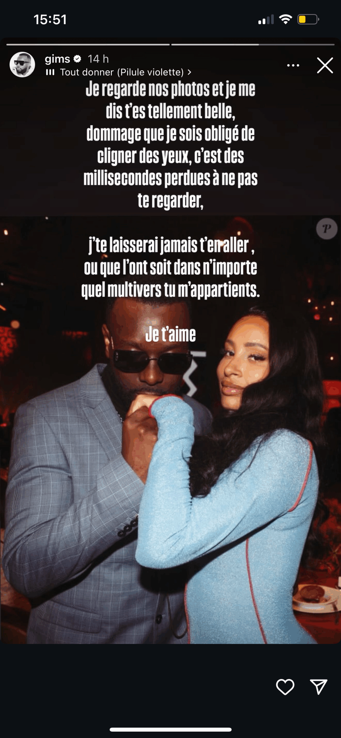 Dem Dem et Gims : La rupture annoncée sur Instagram