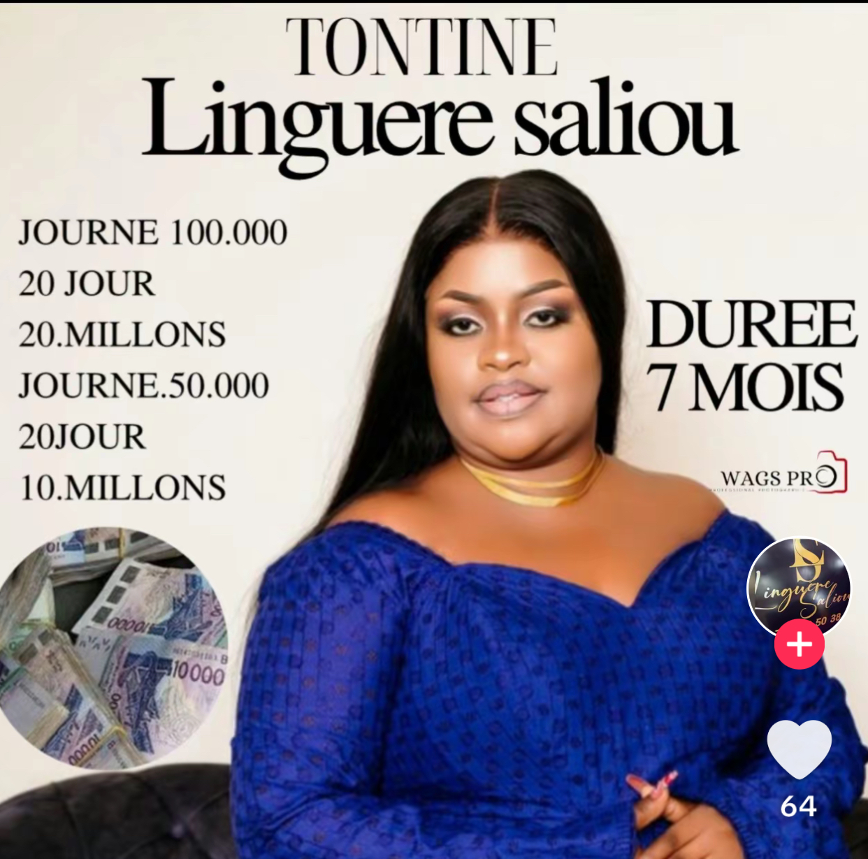 Ndéye Ngoné Dieng : Le procureur prononce un mandat de dépôt dans une affaire de tontine