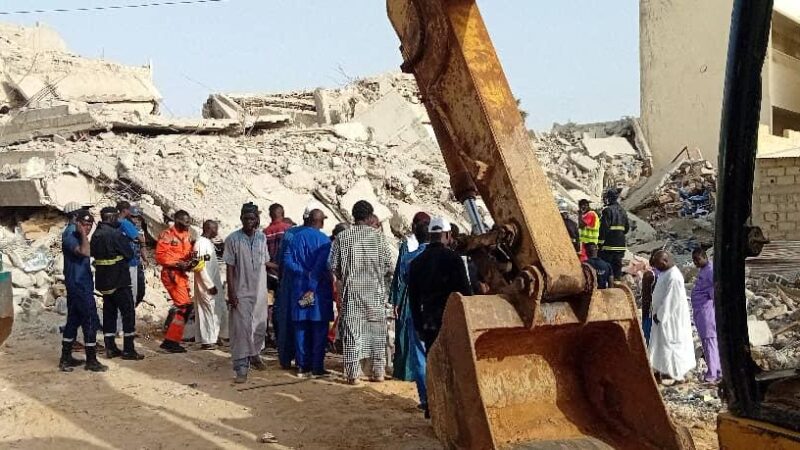 Sapeurs-pompiers : Intervention à Touba : Recherches de survivants après un effondrement