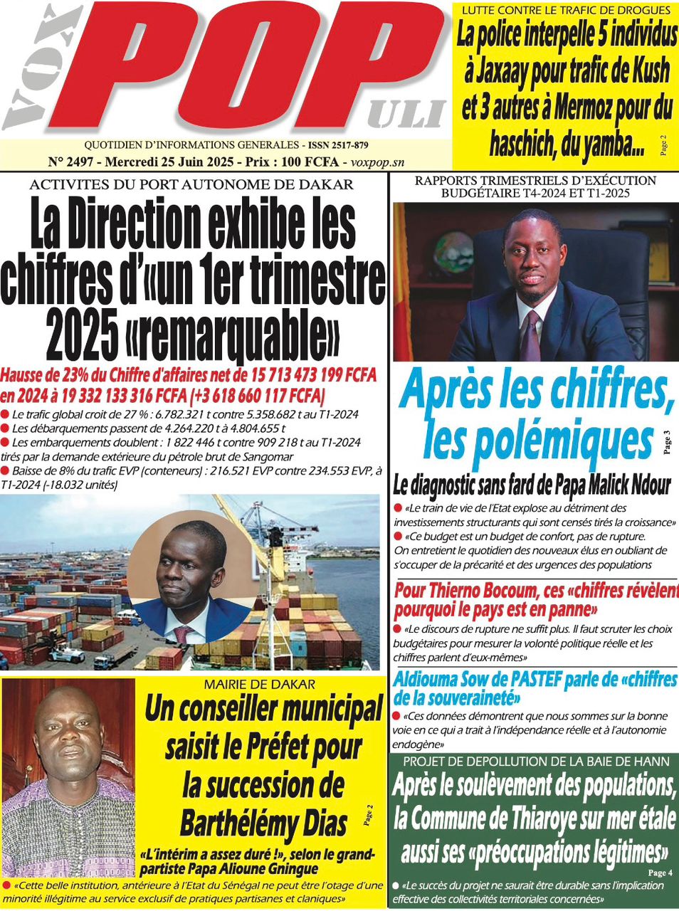 La Matinale Senego : Guy Marius Sagna s