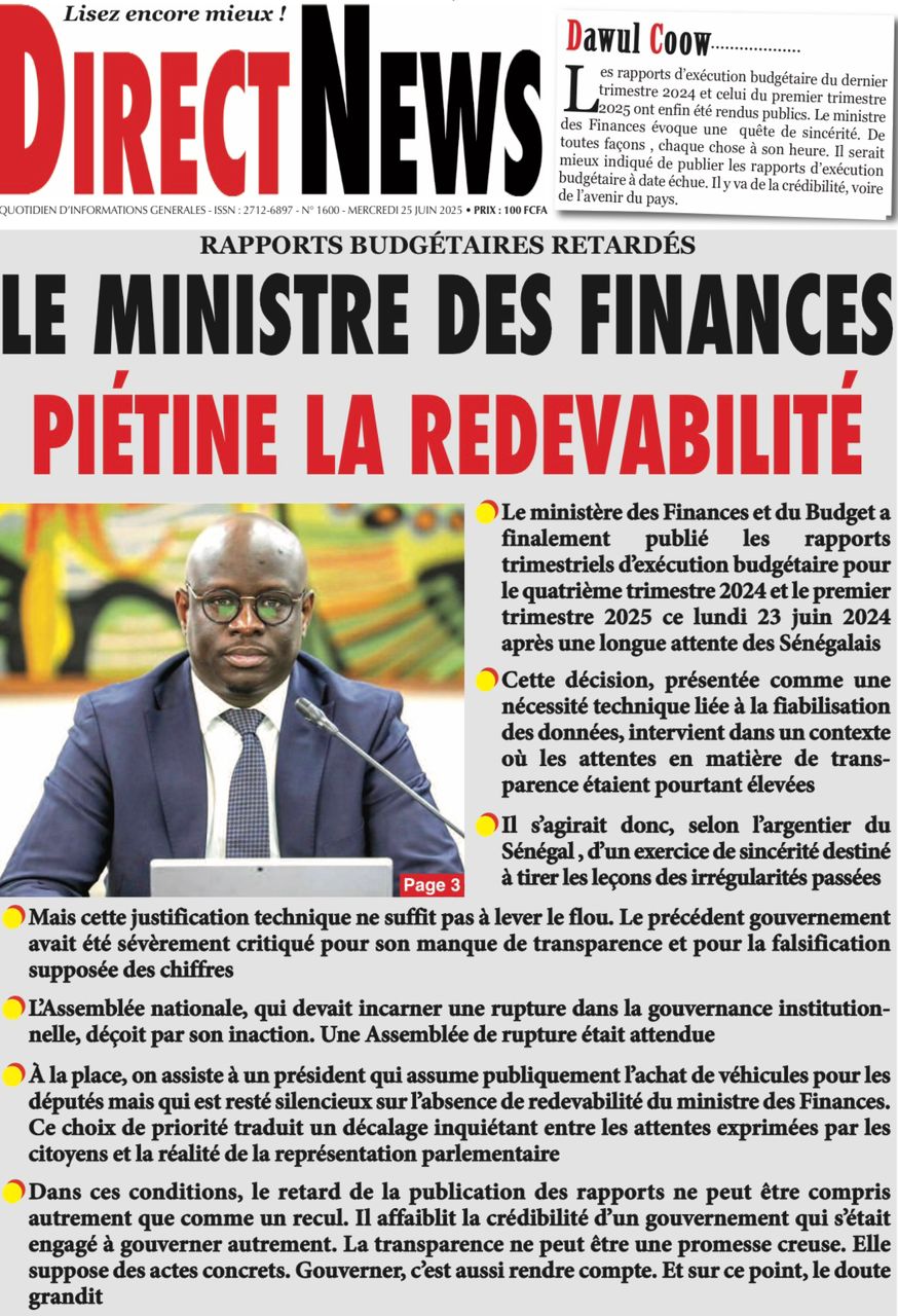 La Matinale Senego : Guy Marius Sagna s