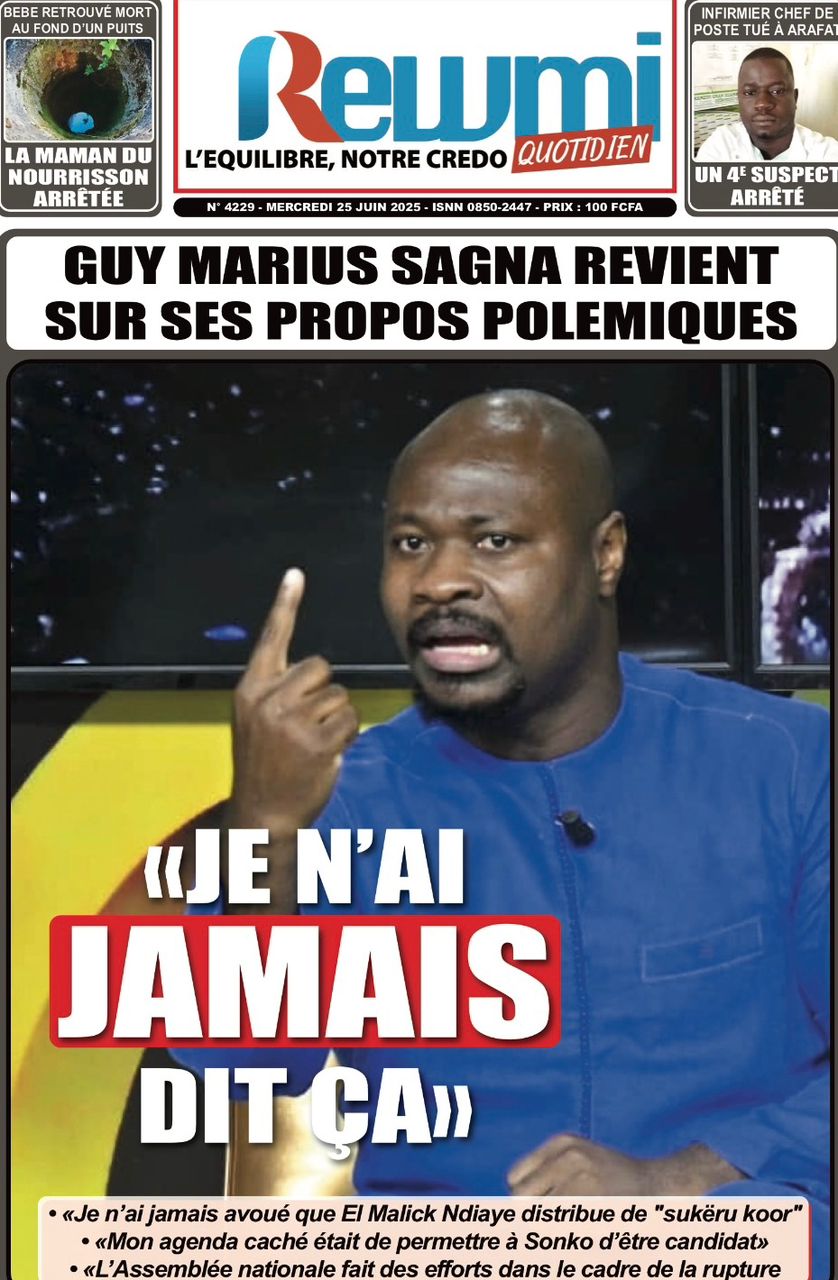 La Matinale Senego : Guy Marius Sagna s