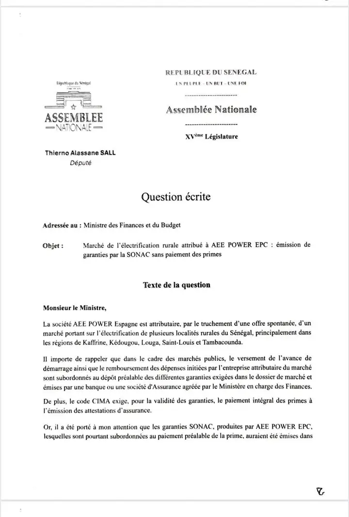 La Matinale Senego : Thierno Alassane Sall, Birahim Seck et Ismaila Diallo en tête d
