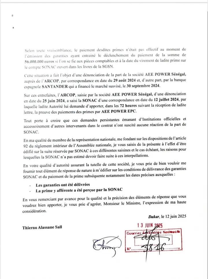 La Matinale Senego : Thierno Alassane Sall, Birahim Seck et Ismaila Diallo en tête d