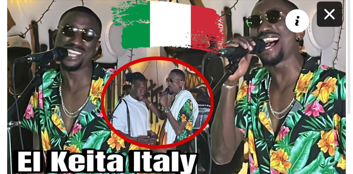 Mario Mbaye mise sur El Hadji Keita pour un concert mémorable en Italie
