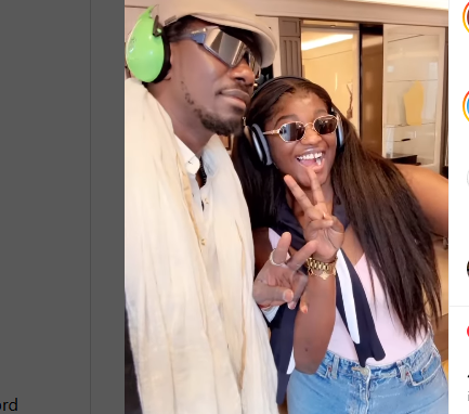 Rencontre amicale entre Carlou D et Mia Guissé