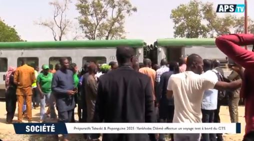 Yankhoba Diémé teste le Grand Train du Sénégal avant la Tabaski : Plus de 3000 voyageurs attendus (vidéo)