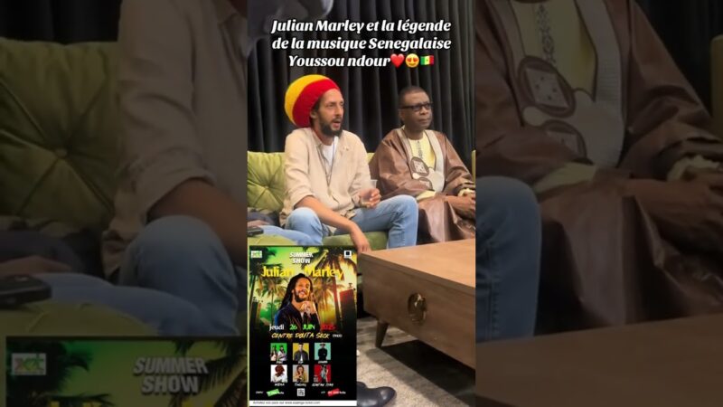 Julian Marley au Sénégal : Rencontre avec Youssou Ndour