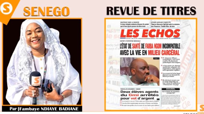 Revue des titres : Suivez l’actualité nationale et internationale sur SENEGO TV