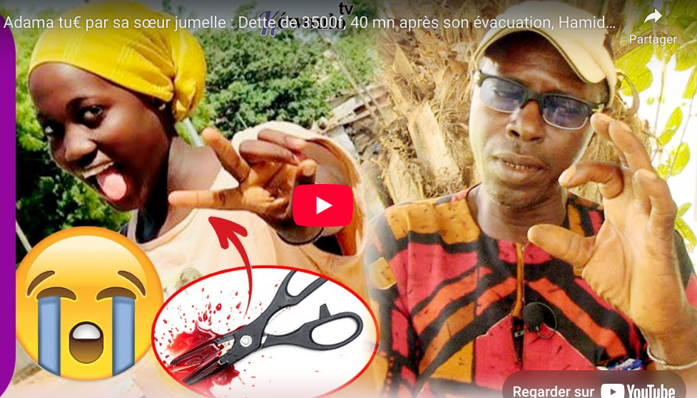 Ziguinchor, Adama tue sa sœur jumelle: leur oncle sous le choc témoigne (vidéo)