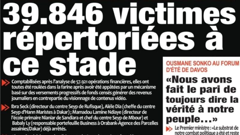 Découvrez les Unes des journaux sénégalais du jeudi 26 juin 2025