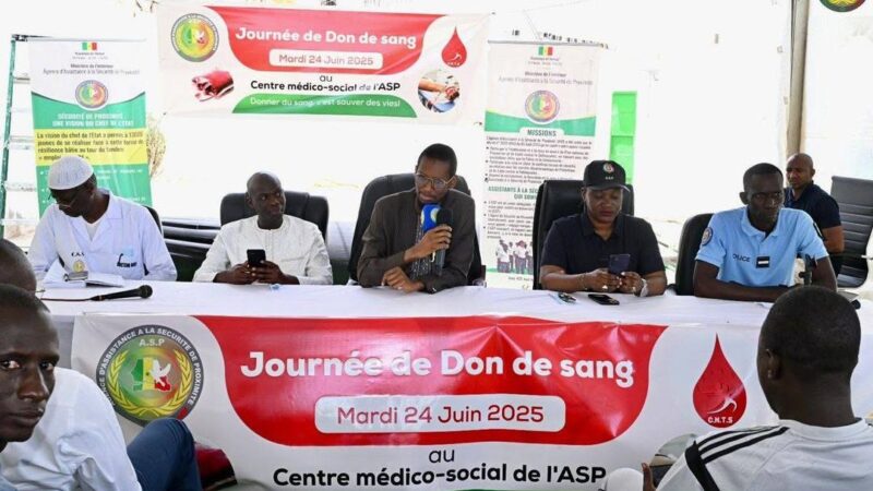 Don de sang: 764 poches collectées grâce à la mobilisation citoyenne de l’ASP