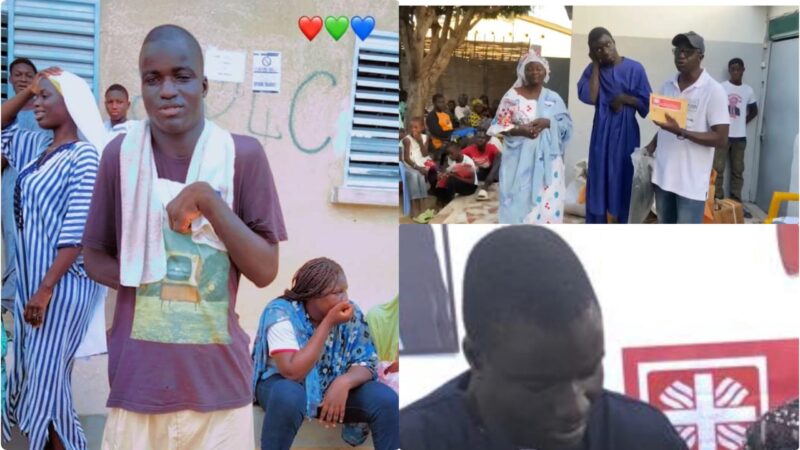 Bac 2025 : Pape Natango Gueye, mention Bien et major de centre, écrit avec ses pieds