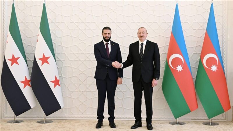 Azerbaïdjan : Le président syrien Ahmad al-Charaa en visite officielle