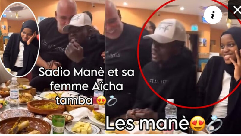 Sadio Mané et son épouse Aïcha Tamba : Dîner convivial au cœur du Maroc