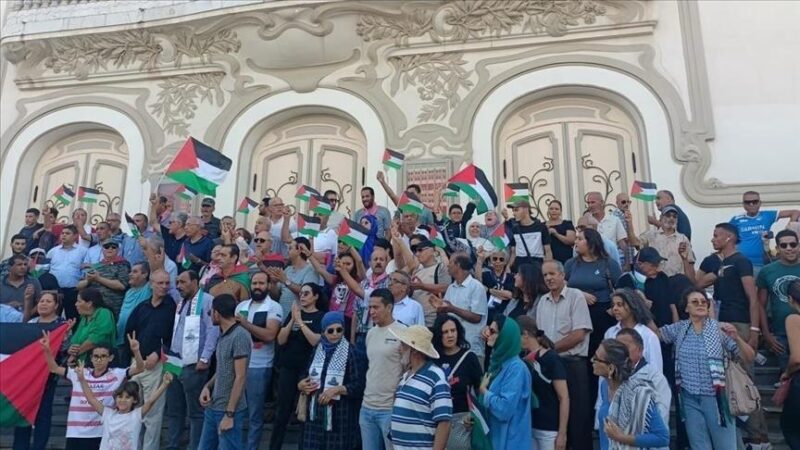Tunisie : Marche contre la famine et le blocus à Gaza