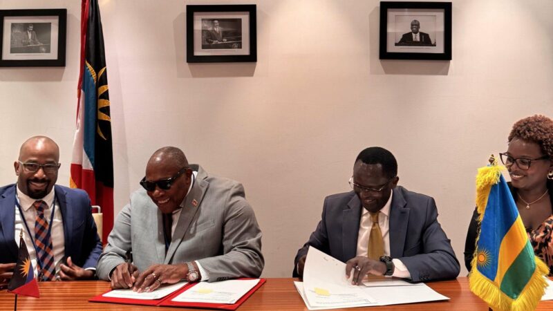 Rwanda - Antigua-et-Barbuda : Trois accords signés pour renforcer la coopération bilatérale