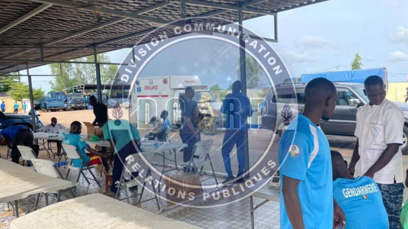 Tambacounda : la Gendarmerie nationale se mobilise pour sauver des vies à travers un don de sang