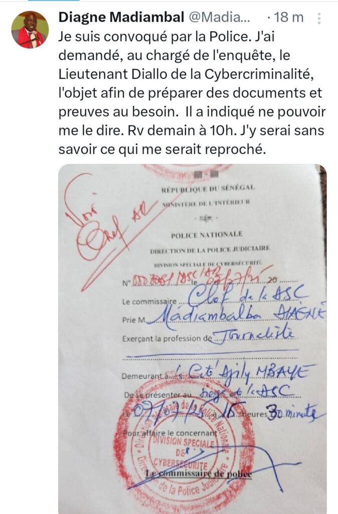 La Matinale Senego : Abdoul Ahad Ndiaye, Gadiaga et le Conseil Audiovisuel sous les feux de la rampe