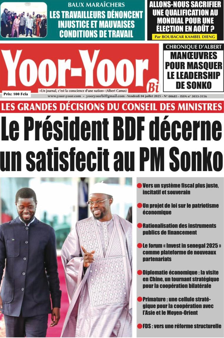 La Matinale Senego : Mamadou Yakham Keïta critique le Parlement, Saliou Guèye dément, Heurts à Rosso