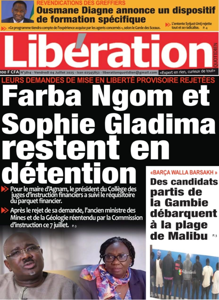 La Matinale Senego : Mamadou Yakham Keïta critique le Parlement, Saliou Guèye dément, Heurts à Rosso