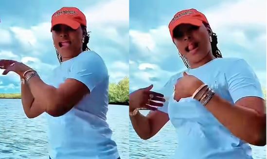 T-shirt moulant, short en jean : Aïcha Rassoul Gningue fait sensation (photos)