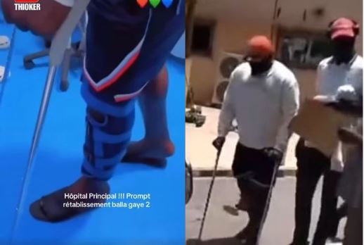 Balla Gaye aperçu à l’hôpital avec une attelle au genou (vidéo)