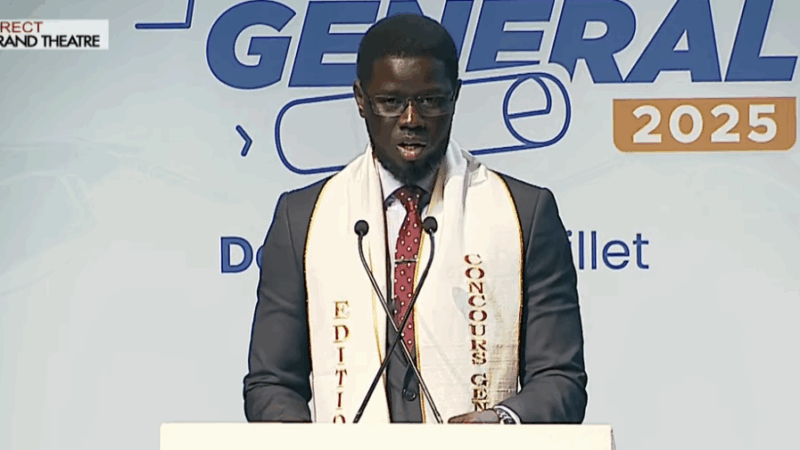 Maths, numérique, sciences : L’appel de Diomaye Faye à la jeunesse sénégalaise