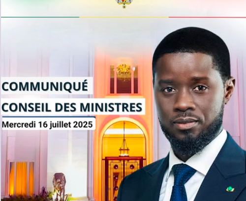 Conseil des ministres: Voici l'intégralité du Communiqué de ce mercredi 16 juillet