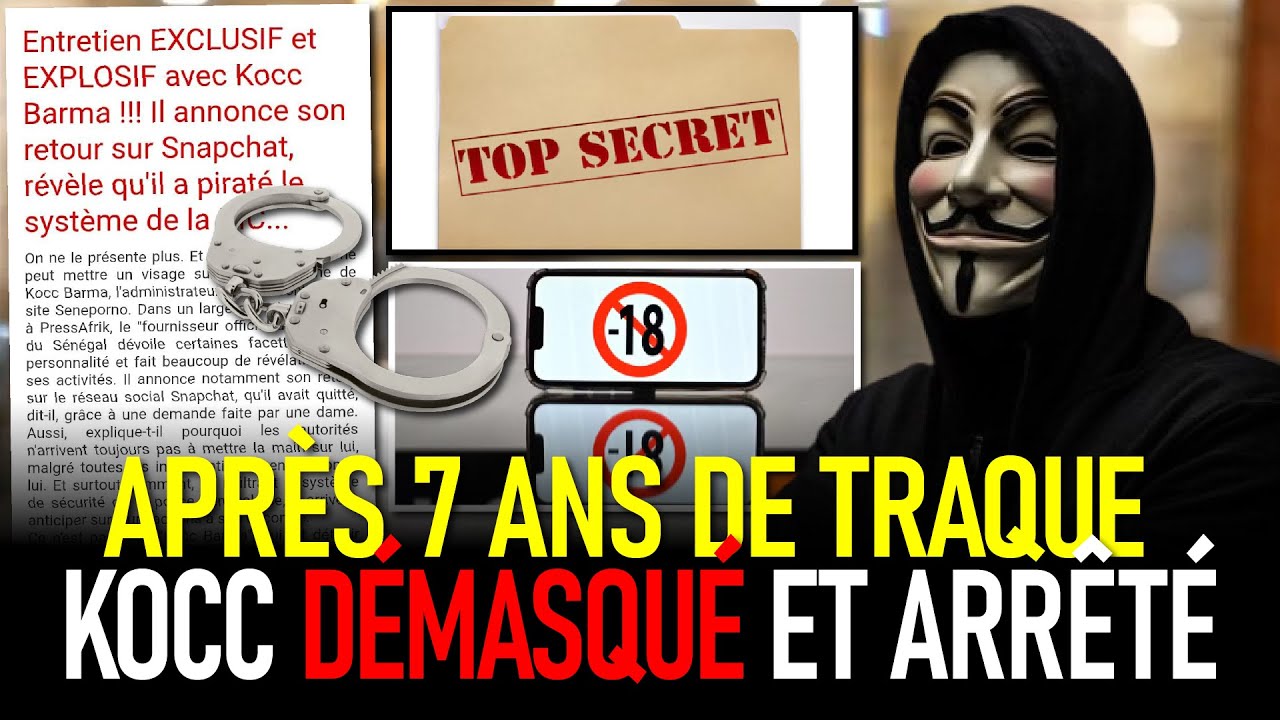 Cybercriminalité: Kocc Barma placé en garde à vue