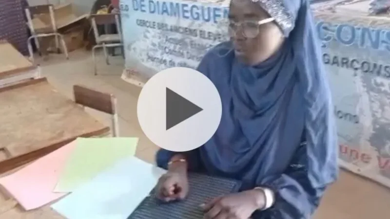 Saint Louis : Deux candidats déficients visuels en lice pour le BFEM