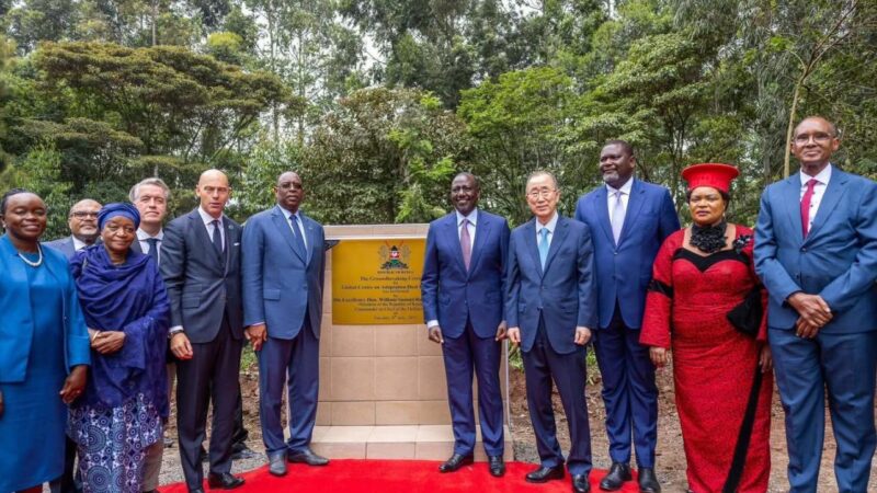 Nairobi: Macky Sall en première ligne à la pose de la première pierre du siège du Centre mondial pour l’adaptation
