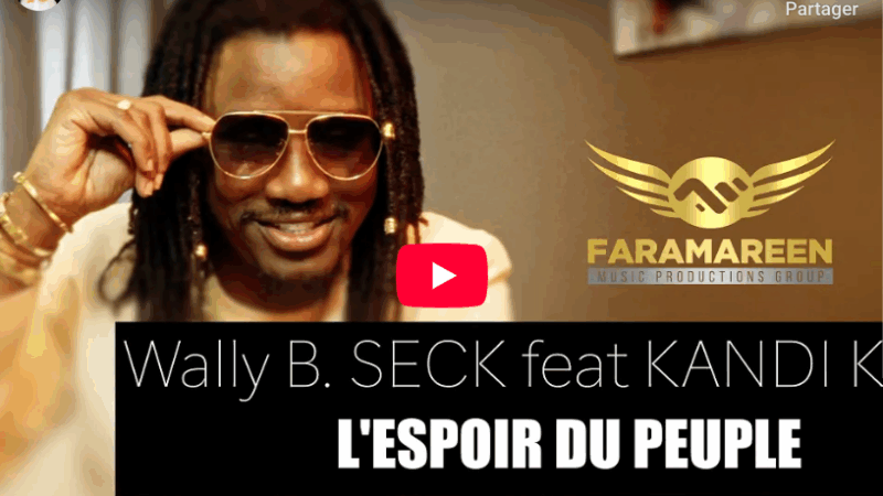 « L&rsquo;ESPOIR DU PEUPLE, » Waly Seck chante Doumbouya, Président de la Guinée feat Kandia Kora  (clip)