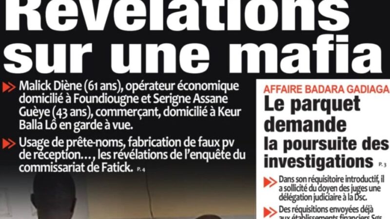 Découvrez les Unes des journaux sénégalais du mardi 15 juillet 2025