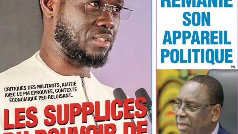 Découvrez les Unes des journaux sénégalais du vendredi 25 juillet 2025