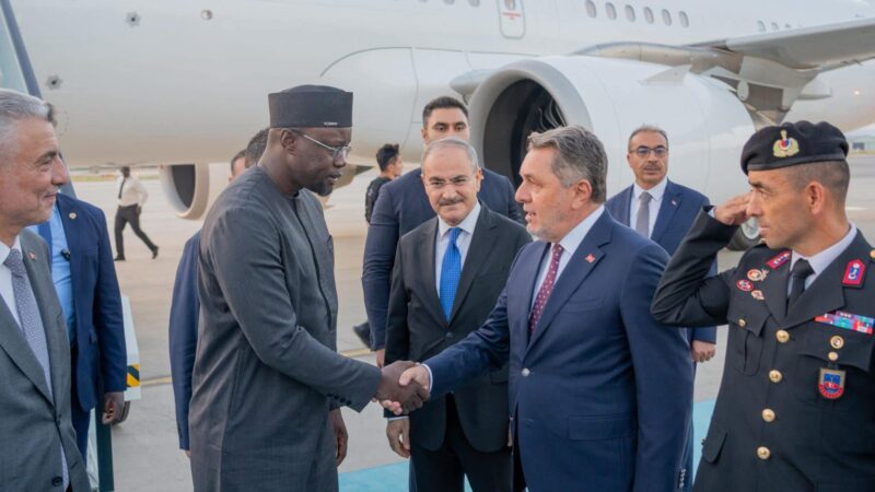 Visite officielle de Sonko en Turquie : Arrivée à Ankara et programme chargé