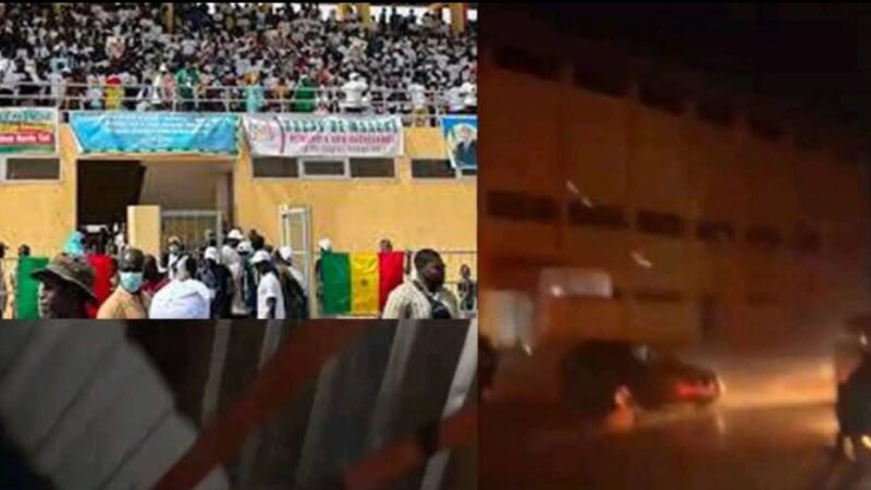 Effondrement partiel de la toiture du stade de Mbacké : Plusieurs blessés lors d'une tempête