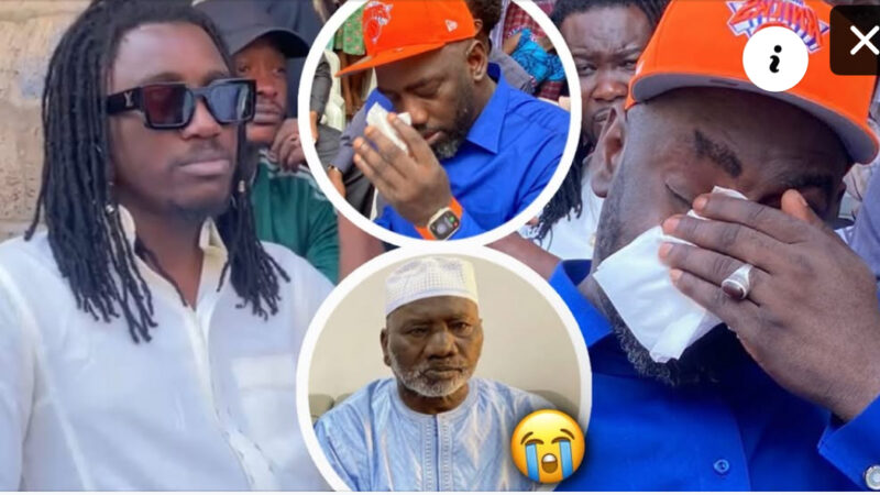 Wally Seck réconforte Niang Kharagne Lo après le décès de son père