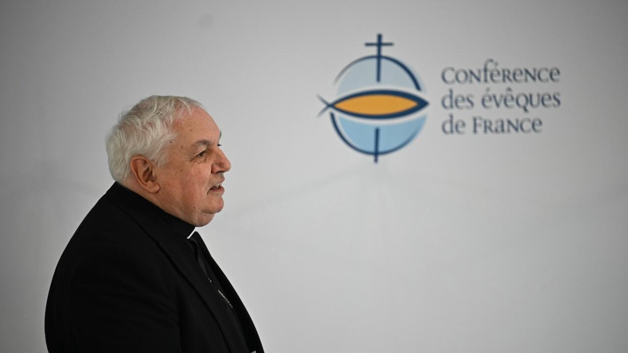 Le cardinal Jean-Marc Aveline, archevêque de Marseille et président de la Conférence des évêques de France, à Lourdes, le 3 avril 2025.